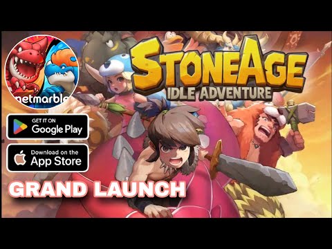 StoneAge: Idle Adventure Gameplay Android IOS - Grand Launch. - YouTube