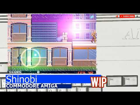 Commodore Amiga -=Shinobi=- WIP tech demo