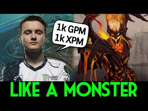 Miracle- Dota 2 [Shadow Fiend] WTF! Like a Monster