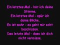 panik ein letztes mal 