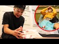 THIS IS HOW HE ENDED UP IN THE HOSPITAL STITCHES