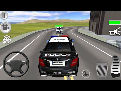 Police Car Mercedes S63 Pursuit Chase 3D Driving Game Android Gameplay