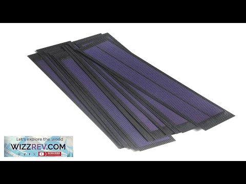 5Pcs Lot 1W 3V Flexible Amorphous Silicon Thin Film Solar Panels DIY Solar