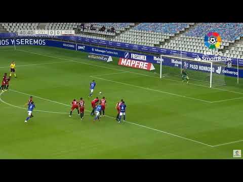 Alfredo Ortuno penalty  R. Oviedo  Mirandes 1 - 0