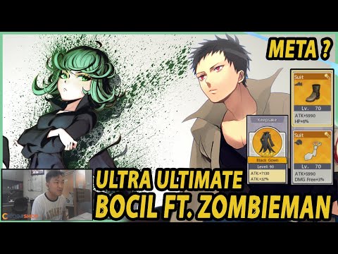 ULTRA ULTIMATE BOCIL FT. ZOMBIEMAN BUILD SET SUIT DI ARENA - ONE PUNCH MAN: The Strongest