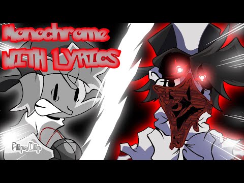 Monochrome Perish Mix WITH LYRICS | FNF Hypno’s Lullaby Cover | |FT. @codemagnet1|