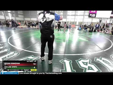 65 Lbs Cons. Semi - Regan Kinneman, AZ Vs Faylinn Smith, WA F3a8