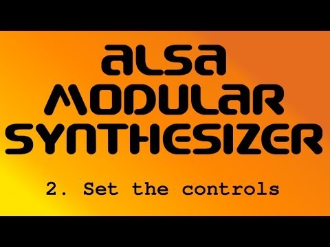 AlsaModularSynthesizer - 2 control surfaces