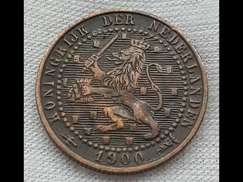 1877-1901 Netherlands 1 cent collection 60 coins unboxing video 4/28/23