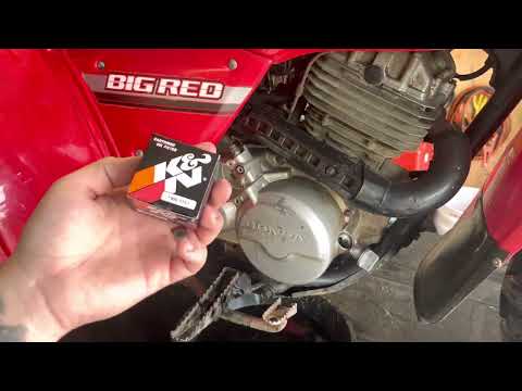 Honda ATC250ES Big Red oil change…