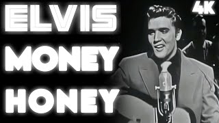 [4K] Elvis Presley – &quot;Money Honey&quot; 1956 | Dorsey Brothers Stage Show