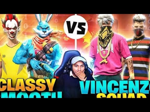 Nxt classy + Smooth444 😱 vs Vincenzo squad🔥|| NG NXT Overpowered Gameplay - Garena Free Fire