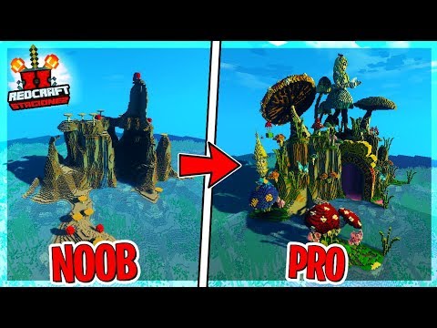 HO TRASFORMATO L'ISOLA DEI FUNGHI da NOOB a PRO! [OPEN WEEK e DOWNLOAD MONDO] - RedCraft S2 Ep.27