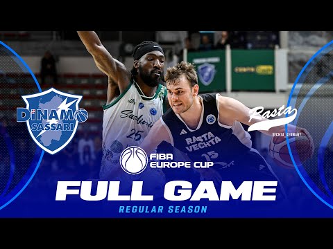 Regular Season | Dinamo BDS Sassari v RASTA Vechta | Full Basketball Game | FIBA Europe Cup 2025-26