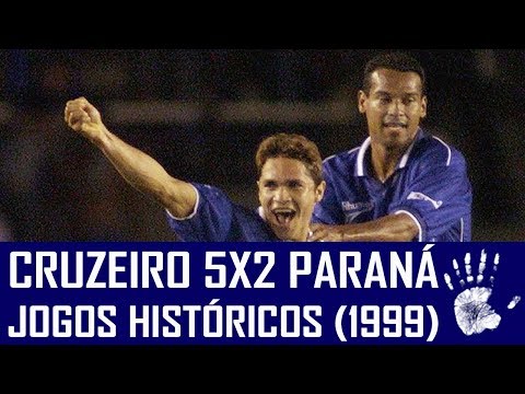 CRUZEIRO 5X2 PARANÁ - JOGOS HISTÓRICOS (1999)