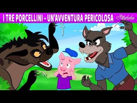 I Tre Porcellini - Un'avventura pericolosa | Storie Per Bambini Cartoni Animati I Fiabe e Favole