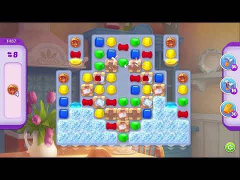 Homescapes 1487 Hard Level - 10 moves - NO BooSTERS