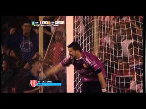 Gol de Lucas Gamba Unión 3-0 Crucero del Norte