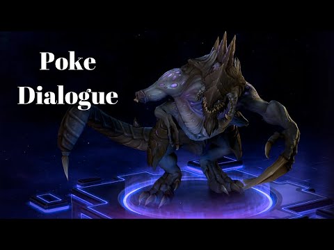 Dehaka Poke Dialogue | All Quotes | Heroes of the Storm