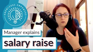 Manager explains salary raise - Podcast
