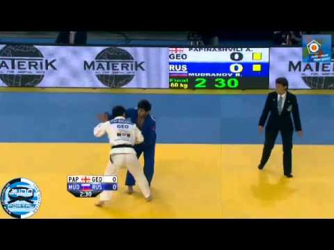 European Judo Championships Montpellier 2014 Final -60kg PAPINASHVILI (GEO) - MUDRANOV (RUS)