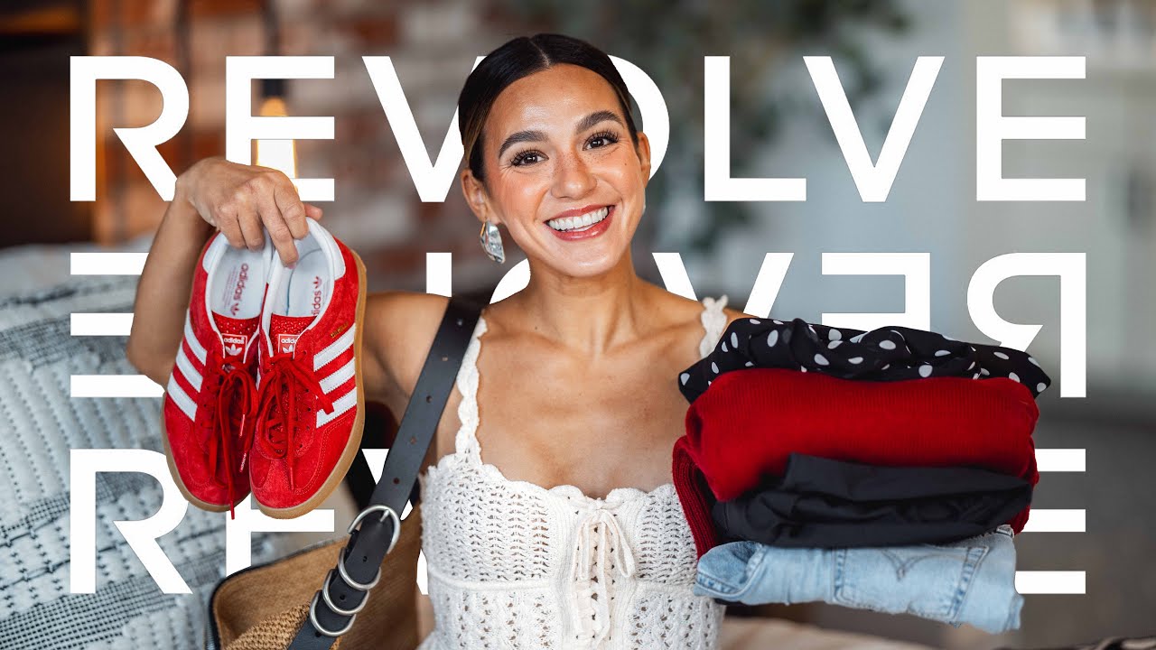 SPRING REVOLVE TRY-ON HAUL! (LEVI'S THAT LOOK VINTAGE, RED ADIDAS GAZELLES, WARDROBE STAPLES) | 2024