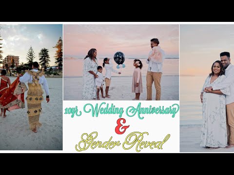 Anniversary Surprise & Gender Reveal 🎉💍👼🏾