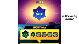 Brawl Stars, me collecting my 9th (Lucky Day) Daily Game Winning Rewards/WeekEventPart5.