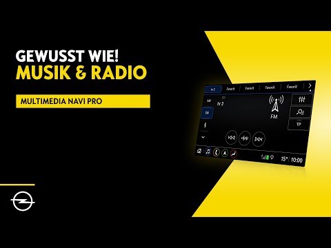 Multimedia Navi Pro - Insignia | Musik & Radio | Gewusst wie! | Opel Infotainment