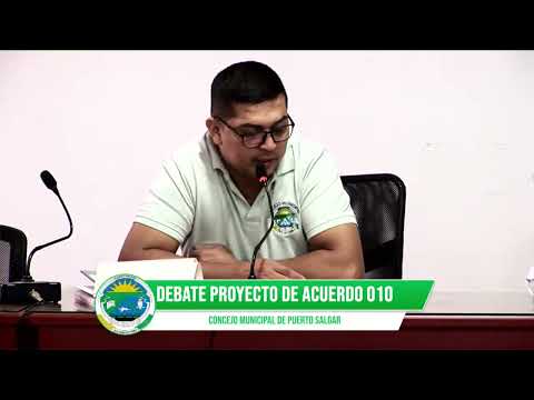 🔴 EN VIVO | Concejo Municipal de Puerto Salgar 30 de mayo