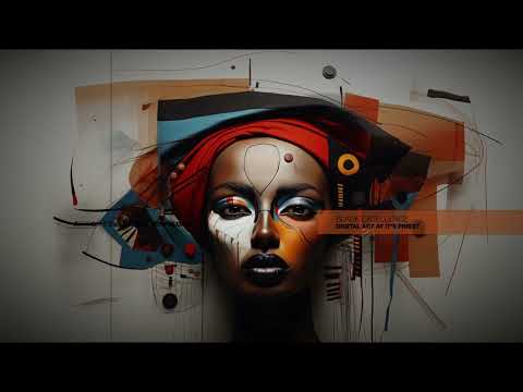 Afrosoulvibe | Pantheon Chromatique – Color-Block Geometry, Yoruba Lines & Modernist Crown