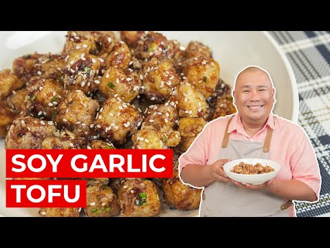 Soy Garlic Tofu Recipe | SIMPOL | CHEF TATUNG