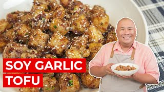 Soy Garlic Tofu Recipe | SIMPOL | CHEF TATUNG