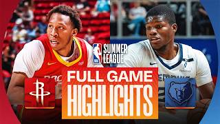 Houston Rockets - Memphis Grizzlies - Cedric Coward