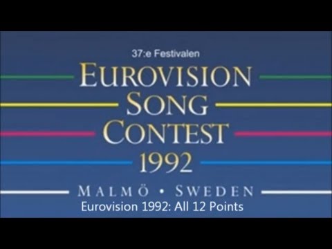 Eurovision 1992 All 12 Points