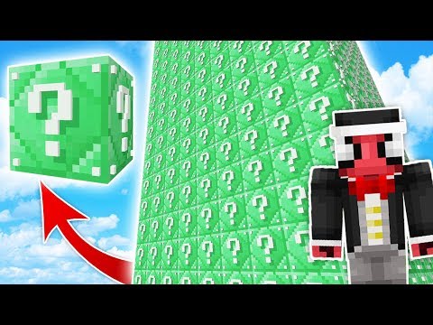 SONSUZ ZÜMRÜT KULE ŞANS BLOKLARI CHALLENGE - Minecraft