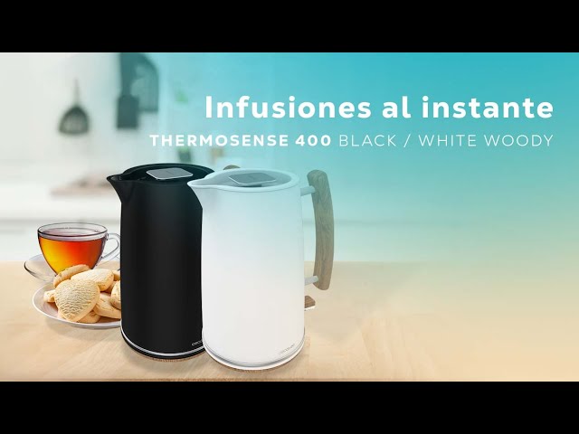 Bollitore per acqua Cecotec ThermoSense 400 White Woody 1,7 L 3000 W video