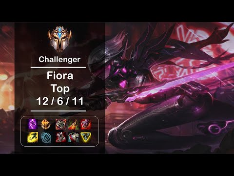[LOL] Challenger Fiora Top (12/6/11) Ep.70