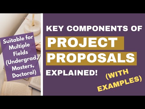 Project Proposal Writing: Key components of a project proposal explained (with examples)