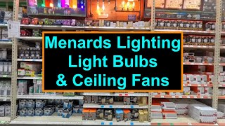 Menards Lighting, Light Bulbs and Ceiling Fans 2024