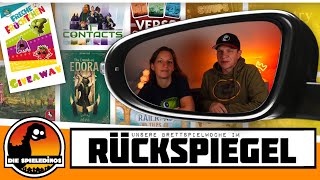 Unsere Brettspielwoche im Rückspiegel #20 1ers Contacts - Forestry - Edora - Verso - Railroad Tiles