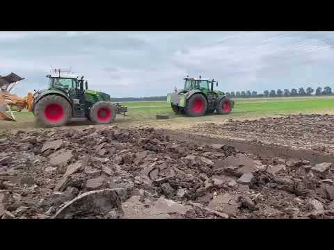 Fendt 1.30m deep ploughing | serious pulling power by fendt.