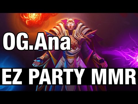 EZ PARTY MMR - OG.Ana Plays Invoker - Dota 2