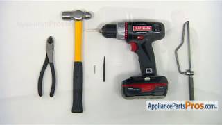 How to: Samsung Front Caster Wheel Axle DA61-01920A