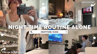 SPEND THE NIGHT WITH ME 🌙 Weeknight Routine + Packing Etsy Orders