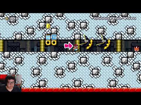 20 sec run POW- & On/Off-Block - Super Mario Maker 2 SMW speedrun level