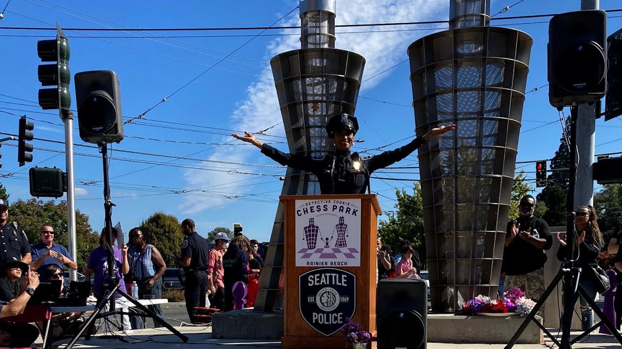 Checkmate! New Detective Cookie Chess Park honors beloved officer