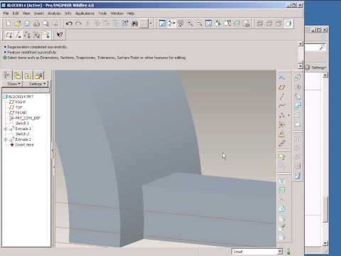 Basic Pro/ENGINEER Training: Pro/E Block