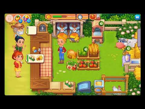 Farming Fever Cooking Games - Level 20 🍎🌻🫐 - No Boosters - FULL STORY - CaroGamesNL