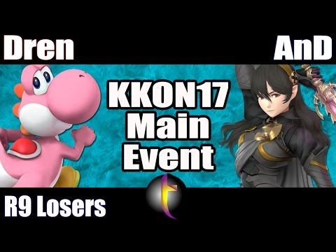 KKON17 Main Event: SSB Wii U - LR9 - Dren vs AnD
